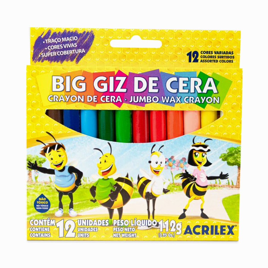 Crayola Acrilex Gruesa x 12 Col.R:9111