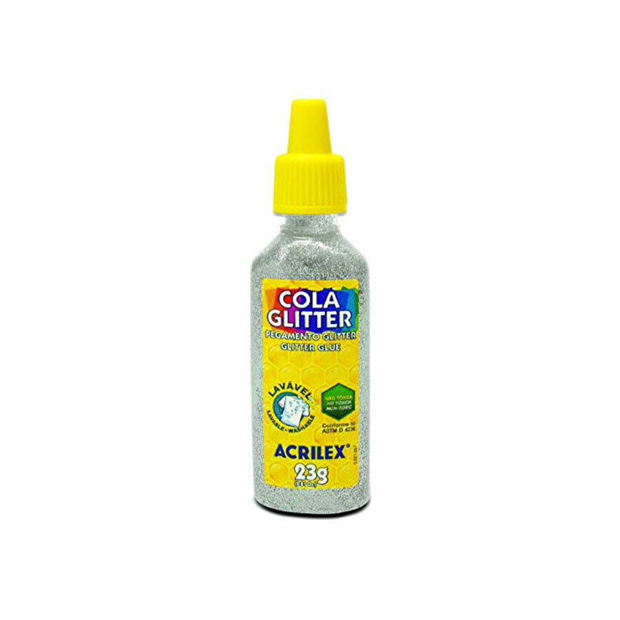 Cola Glitter Acrilex 23gr - Cristal R: 2900-209