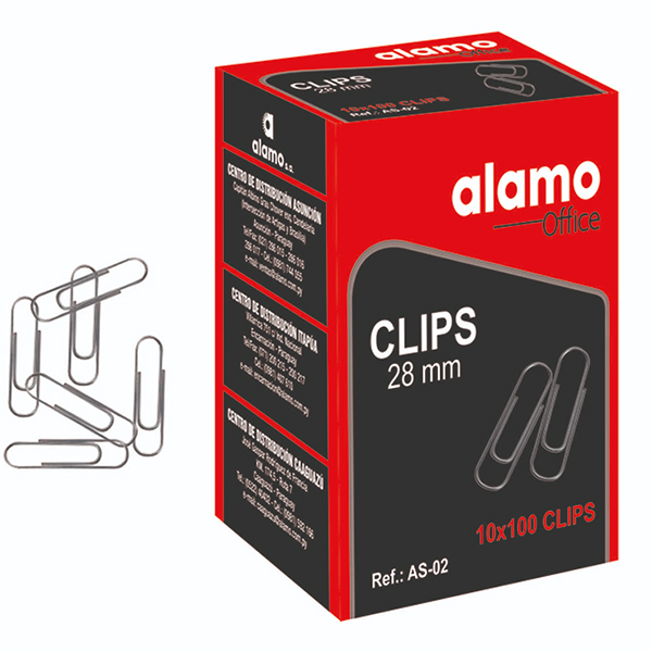 Clips Alamo Nº 3 28mm AS-02