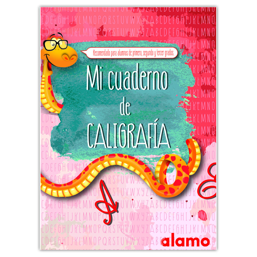 Caligrafo " Mi cuaderno de Caligrafia" Alamo