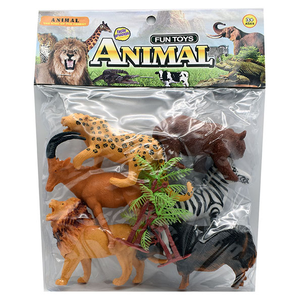Animales de la Selva en Bolsa x6 LP-J23299