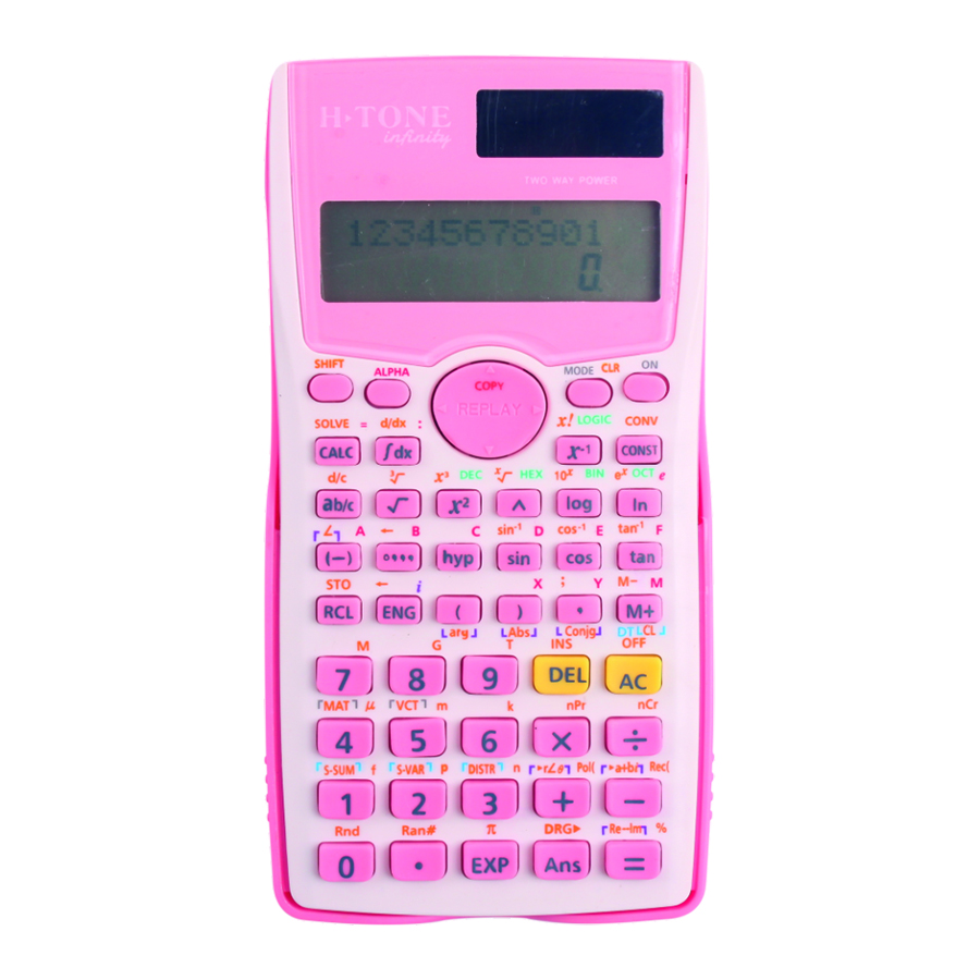 Calculadora Cientifica Rosa H-TONE INFINITY