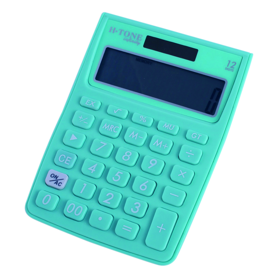 Calculadora Escritorio 12D Verde H-TONE INFINITY