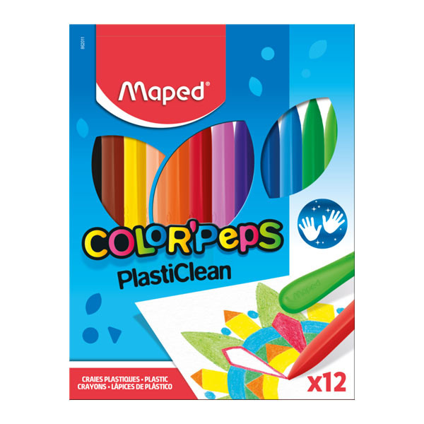 Crayola Maped Plasticlean 12 Col. Plastica 862011