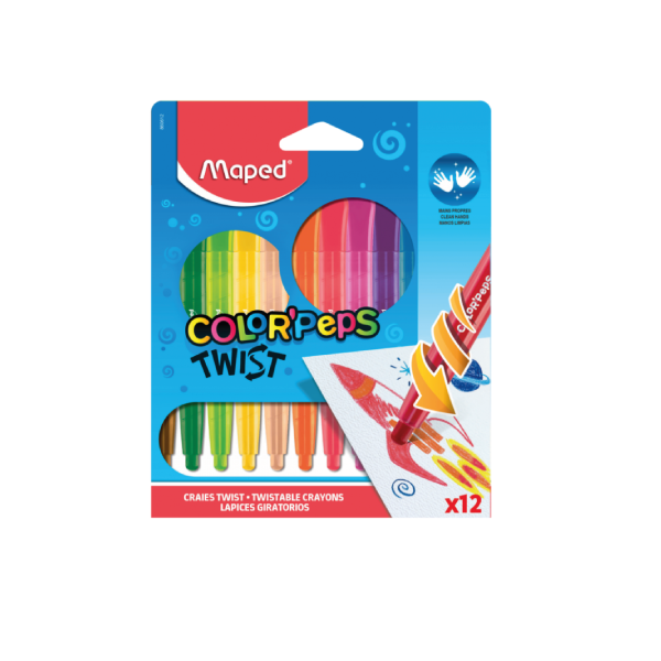 Crayon Color´Peps Twistable x 12 Maped 860612