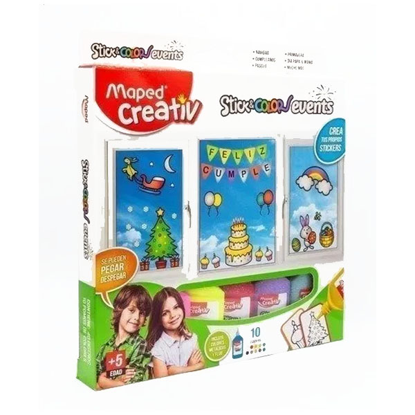 Set Didactico Stick& Color Events Maped 880101